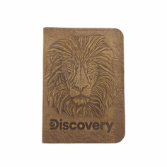 Обложка для паспорта мужская DISCOVERY ADV2 коричневая