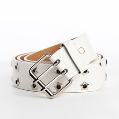 Ремень женский NoBrand 9865612 белый, 105 см