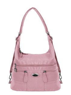 Сумка-рюкзак женская Dolphin 1.6225 розовая, 23х30х11 см