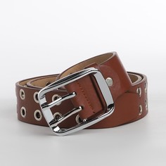 Ремень женский NoBrand 9865607 коричневый