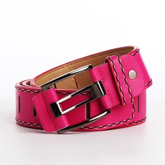 Ремень женский NoBrand 9865629 розовый, 100 см