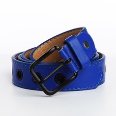 Ремень женский NoBrand 9865624 синий, 105 см