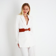 Ремень женский NoBrand 9730865 коричневый, 100 см
