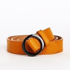 Ремень женский NoBrand 9865585 желтый, 105 см