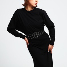 Ремень-корсет женский NoBrand 10103778 черный, 105 см