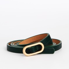 Ремень женский NoBrand 9865749 зеленый, 105 см