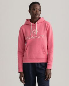 Худи женское GANT 4204681 розовое L