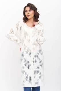 Кардиган женский Злата Стиль 1-696 белый 60 RU