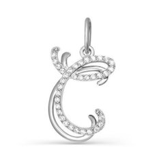Подвеска из серебра Golden Eagle с031539, фианит