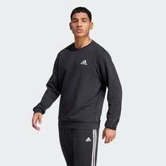 Свитшот мужской Adidas Essentials Fleece Sweatshirt черный M