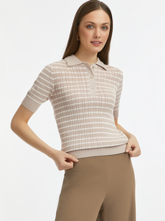 Джемпер женский oodji 63812705 бежевый XL