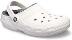 Сабо унисекс Crocs Classic Lined Clog белые M12 US