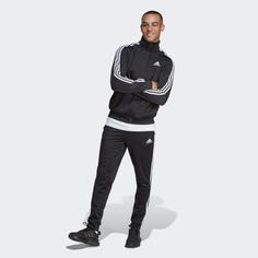 Костюм мужской Adidas Basic 3-Stripes Tricot Tracksuit черный S