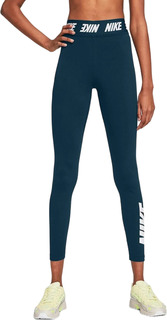 Спортивные леггинсы женские Nike W Sportswear Femme Tights синие L
