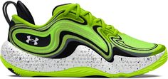 Кроссовки унисекс Under Armour SPAWN 6 зеленые M10 US; W11.5 US