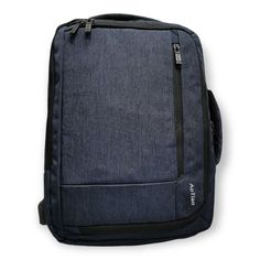 Рюкзак мужской PouchMan 2232 синий, 34х11х42 см