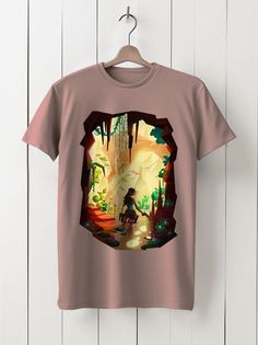 Футболка унисекс HYPNOTICA Игра Shadow of the Tomb Raidern - 182 розовая 2XL