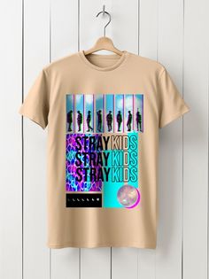 Футболка унисекс HYPNOTICA Музыка Stray Kids - 1221 бежевая M