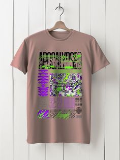 Футболка унисекс HYPNOTICA эстетика - 147 розовая 2XS