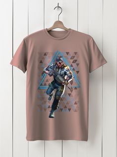 Футболка унисекс HYPNOTICA Игра Killzone Shadow Fall - 173 розовая 2XL