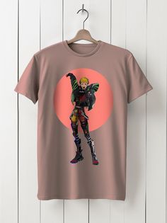 Футболка унисекс HYPNOTICA Игры Apex Legends - 212 розовая 2XL