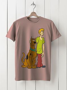 Футболка унисекс HYPNOTICA Мульильм Скуби-Ду - 35 розовая 3XL