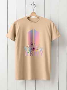 Футболка унисекс HYPNOTICA Музыка BTS - 1219 бежевая 3XL