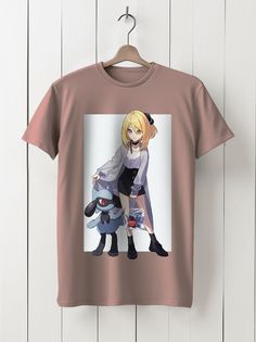 Футболка унисекс HYPNOTICA Аниме Pokemon - 970 розовая 2XL