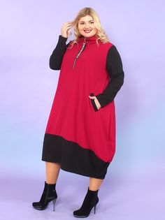 Платье женское Magesty 3311 красное 68-70 RU