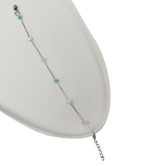 Браслет из серебра р.20 TOP CRYSTAL 41475301-05-32-52, амазонит