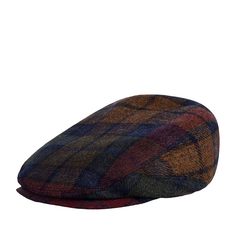 Кепка коппола унисекс Stetson 6380322 DRIVER CAP VIRGIN WOOL синяя/зеленая/коричневая,р.63