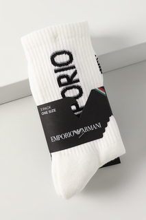 Комплект носков мужских Emporio Armani 303133 4R300 белых one size