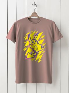 Футболка унисекс HYPNOTICA Аниме Pokemon - 984 розовая S