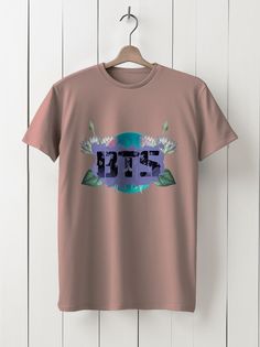 Футболка унисекс HYPNOTICA Музыка BTS - 1224 розовая 2XL