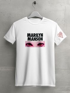 Футболка унисекс HYPNOTICA Музыка Marilyn Manson белая L