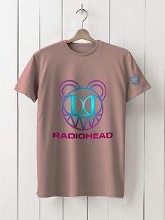Футболка унисекс HYPNOTICA музыка Radiohead - 190 розовая XL