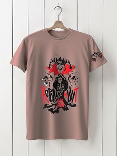 Футболка унисекс HYPNOTICA Музыка Король и Шут - 182 розовая XS