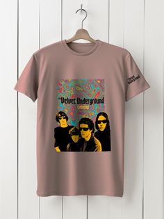 Футболка унисекс HYPNOTICA The Velvet Underground - 219 розовая S