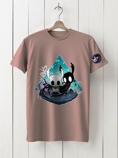 Футболка унисекс HYPNOTICA Игры Hollow Knight -20 розовая XS