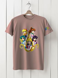 Футболка унисекс HYPNOTICA Sailor Moon Crystal - 169 розовая XL