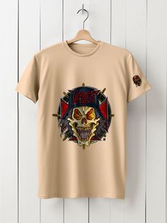 Футболка унисекс HYPNOTICA Музыка Slayer - 171 бежевая M