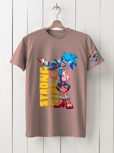 Футболка унисекс HYPNOTICA Игры Sonic - 17 розовая XS