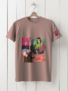 Футболка унисекс HYPNOTICA Игра Sally Face - 202 розовая 3XL
