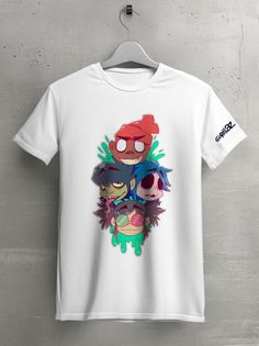 Футболка унисекс HYPNOTICA Gorillaz белая XS