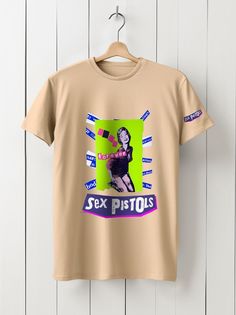 Футболка унисекс HYPNOTICA Музыка Sex Pistols - 172 бежевая M