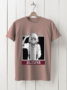 Футболка унисекс HYPNOTICA аниме - 40006 розовая 3XL
