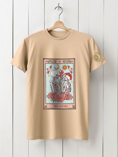 Футболка унисекс HYPNOTICA Tarot Cards - 173 бежевая 3XL