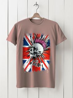 Футболка унисекс HYPNOTICA Музыка Sex Pistols - 61 розовая M