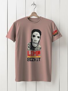Футболка унисекс HYPNOTICA Музыка Limp Bizkit - 174 розовая XL