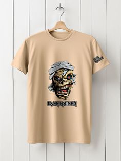Футболка унисекс HYPNOTICA Музыка Iron Maidan - 237 бежевая M
